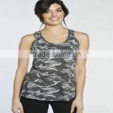 Army Printed & High Quality Women Yoga Vest Sport Shirts thumbnail-1