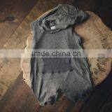 Baby Bodysuit Cake Smash Boy Outfit Soft Plain Baby Rompers thumbnail-3