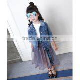 S17635A Fashion Children Outwear Coat Kids Denim Jacket thumbnail-2