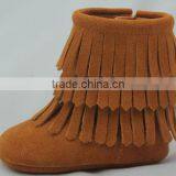 Three Layers Handmade Lovely Soft Sole Moccasins Baby Boots thumbnail-5