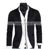 Latest Hot Sale England Style Fashion One Button Design Slim Men Jersey Casual Blazer thumbnail-3