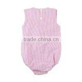 Baby Clothes/OEM Service Seersucker Fabric Baby Romper Girls' Onesie thumbnail-2