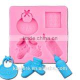 Wholesale Safety Baby's Bottle Shape Silicone Chocolate Mould,soap Mold,diy Cake Mould thumbnail-1