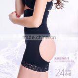 Hot Black High Waist Tight Trimmer Butt Lift Effect Shaper Open Sexy Panty thumbnail-3
