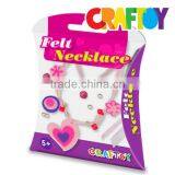 DIY Kit Toy Do it Yourself Felt Jewelry Necklace Heart thumbnail-2
