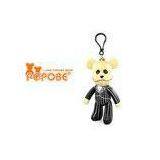 Fashionable PVC Customised Key Chains POPOBE Bear Bag Decoration