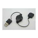 Travel Retractable USB Cable Type A To Type B USB Cables For Motorola