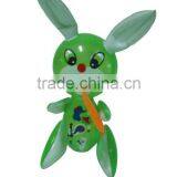 Best Selling Pvc Inflatable Rabbit Shape Pvc Toy for Baby Toys,advertising Animal Toys