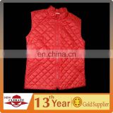 100% polyester quilted vest for women, quilted waistcoat for women