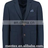 Men's Navy Woven Blazer 2016 light fabric