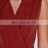 Sleeveless Red Korean Fashion Jumpsuit For Women 2015 thumbnail-5