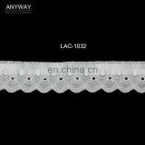 100% Cotton Lace Guipure in White thumbnail-1