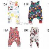 Baby Print Rompers 40+ Designs Boy Girls Cactus Forest Road Newborn Infant Baby Girls Boys Summer Clothes Jumpsuit Playsuits 3-1 thumbnail-3