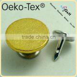 15mm Flat Brass Jeans Button