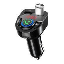 G32 5V/3.1A Dual USB Wireless Car Radio FM Transmitter Bluetooth Car MP3 Player With TF Card Slot for Music Play thumbnail-4