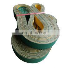Customized Power Nylon Transmission Yellow Green Flat Belt