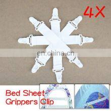 4 Pcs Useful Elastic Bed Sheet Clip Fasteners Mattress Cover Blankets Grippers Holder Fixing Slip-Resistant Belt Laundry Product thumbnail-1