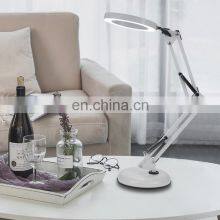 Portable Foldable Long Arm Table Lamp Stand Makeup Table Lamp Magnifier Lamp With Table Clamp thumbnail-3