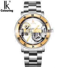 IK Colouring 98399G Luxury Automatic Self-Wind Man Watch Mechanical Skeleton Wristwatch Relogio Masculino thumbnail-1