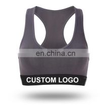 Wholesale Custom Logo Compression breathable comfortable fitness gym bra sports bra