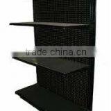 Black Single Side Back Panel Wall Merchandise Rack thumbnail-1