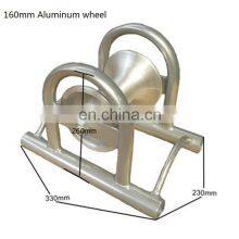 Chinese Wholesale Steel Frame Three Aluminum Roller Corner Cable Roller thumbnail-3