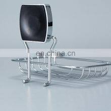 Super Powerful Vacuum Suction Cup Soap Dish - Strong Stainless Steel Sponge Holder for Bathroom & Kitchen (Chrome) thumbnail-4