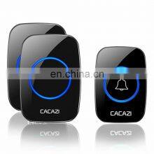 CACAZI New Wireless Doorbell Waterproof 300M Remote US EU Plug Smart Door Ringer thumbnail-2