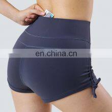 Summer New High Waist Sexy Sports Yoga Shorts Women Gym Fitness Training Wear Short Pants Outdoor Running Clothing thumbnail-3