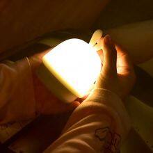 Drop Shipping Hot Selling Night Light Silicone LED Lamp Colorful Rabbit Shaped Touch Sensor USB Charging Silicon For Kids Gift thumbnail-4