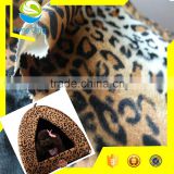 100% polyester animal printed textile fabric market for pet bed