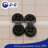 Black Colour of River Shell Buttons ,river Shells Shirt Buttons,4 Holes Buttons