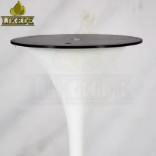 White Metal Trumpet Table Leg and Tea Table Leg Coffee Table Leg thumbnail-4
