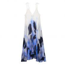 2025 Spring/Summer New European and American Style Women's Fashion Sexy Sleeveless Strap Printed Dress thumbnail-3