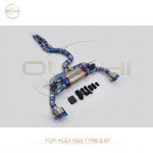 Exhaust Titanium Catback for AUDI RS3 TTRS/ RS5 B8.5/RS4 RS5 B9/RS6 C8/S3 Electronic Valve High-performance Automotive Exhaust Parts