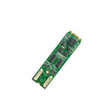 FBUS M.2 B Key and M Key to 2 Ports Rs-232/422/485 DB9 Card. Industrial-grade M.2 2-port Serial Card High-speed thumbnail-2