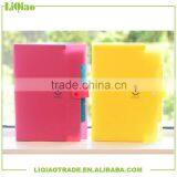 A4 Colorful Pvc Tab File Expanding File Folder With Button and 5 Pockets Very Suitable for Personal Work Supplier's Choice