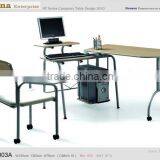 Mirrored Computer Table thumbnail-1