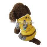Cartoon Bear Four-foot Thick Warm Yellow Pet Dog Sweater thumbnail-6