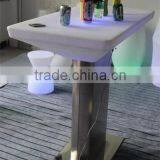 PE Plastic Big Bar Table With LED Light and Remote 120110C