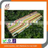 7.9mm Tapered White and Colorful Fiberglass Arrow Shafts