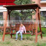 2 Seat Swing Chair,wooden Hanging Chair,outdoor Rocking Chair thumbnail-1