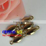 Wholesale Rhinestone Belt Buckle, Bikini Gold Connector, Chain Strass Bikini Connector for Dicoration thumbnail-2
