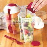 2015 new product fruit salad cups fruit salad container