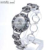 18mm Ginger Snap Button Jewelry Metal Chain Bracelet Fits 18mm Snap Button For Women & Men SZ0115 Fashion 2016