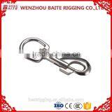 Rigging Nickel Plated Galvanized Bolt Snaps Round Eye,Solid Brass Fixed Eye Bolt Snap Hooks For Handbag for Carabiner thumbnail-1