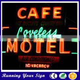 Wholesale anti-water colored cafe bar sign LED neon