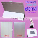 20pcs/lot Free Ship Ultrathin Original Case for Ainol Eternal 10.1inch Tablet pc Ainol Novo10 Eternal Leather Case