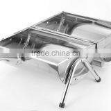 Portable Cylinder Shape Folding Stainless Kebab Grill Barbecue thumbnail-2