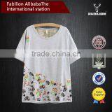 China New Product Fresh Designs Women 100 Cotton Fabric for T-shirt
